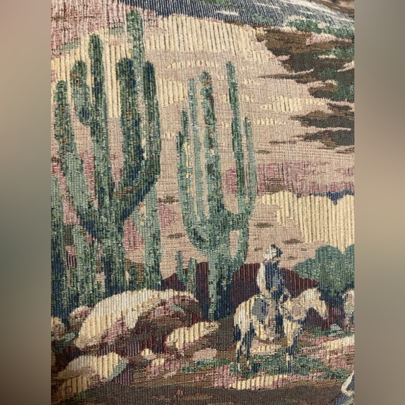 Beautiful Western Cattle Drive Pillow - Picture 6 of 8